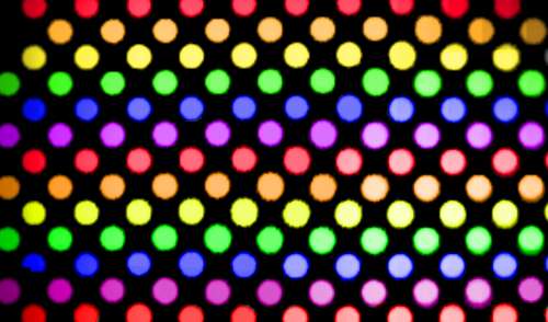 Printed Wafer Paper - Bright Dots - Click Image to Close